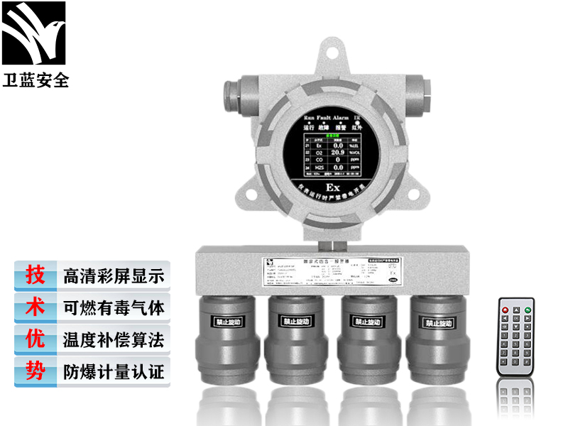 四合一氣體探測器（顯示款）
